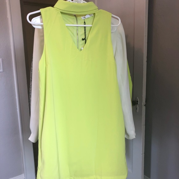 NWT High Neck Neon Dress - Picture 4 of 4